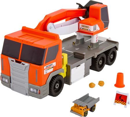 Mattel Matchbox Ciężarówka Koparka Duży pojazd z funkcją HPD64