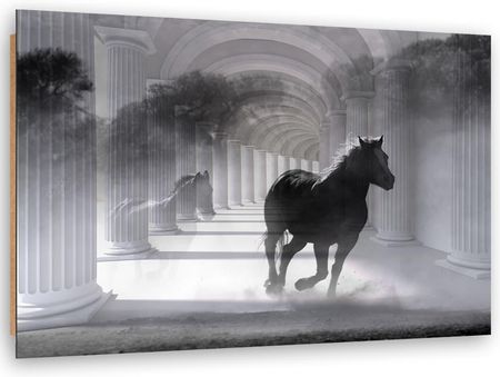 Feeby Obraz Deco Panel Biegnący Koń 3D 100X70