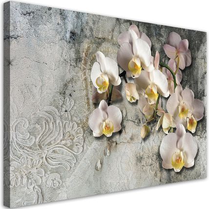 Feeby Obraz Na Płótnie Słoneczne Orchidee Kwiaty 90X60