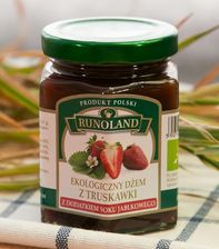 Zdjęcie Runoland dżem truskawkowy bez cukru bio 200g - Ćmielów