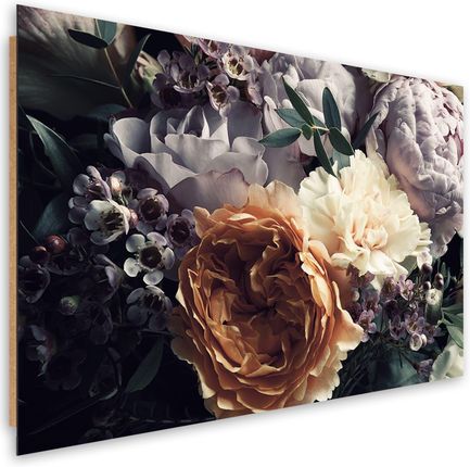 Feeby Obraz Deco Panel Pastelowe Peonie Bukiet Kwiaty 90X60