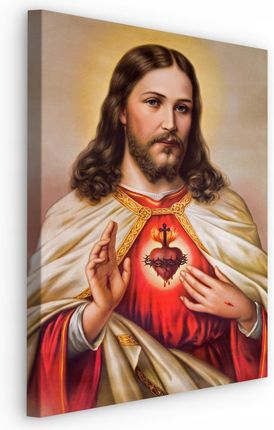 Muralo Obraz Ścienny Jezus Chrystus Serce 3D Ikona 20X30
