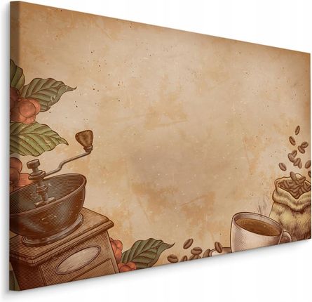 Muralo Obraz Ścienny Retro Młynek Do Kawy Ziarna 40X30