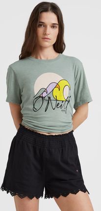 Damska Koszulka z krótkim rękawem O'Neill Luano Graphic T-Shirt 1850104-16017 – Oliwkowy