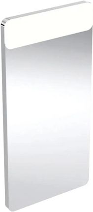 Lustro łazienkowe Geberit Option Square 40x80 cm prostokątne z oświetleniem LED aluminium szczotkowane 819240000
