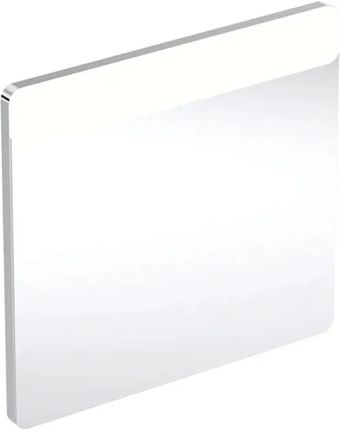 Lustro łazienkowe Geberit Option Square 70x65 cm prostokątne z oświetleniem LED aluminium szczotkowane 819270000