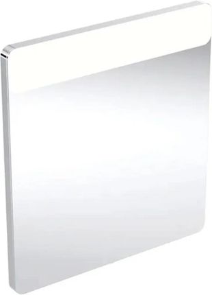 Lustro łazienkowe Geberit Option Square 60x65 cm prostokątne z oświetleniem LED aluminium szczotkowane 819260000