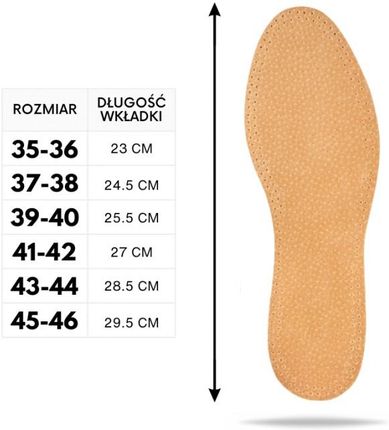 R. 37/38 WKŁADKI SKÓRZANE COMFY LEATHER DELUXE PAOLO PERUZZI