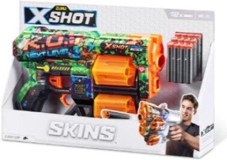 X-Shot Wyrzutnia Skins Dread 12 Strzałek Wzór B