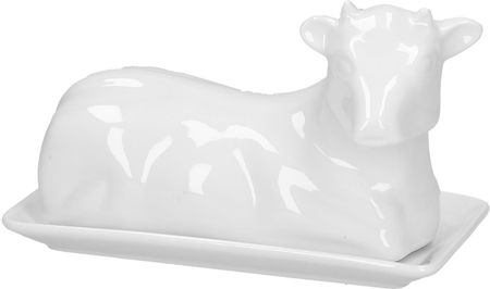 La Porcellana Bianca - Maselnica krowa 18 cm Mucchine