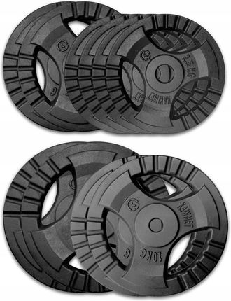Zestaw 80kg Obciążenia Żeliwne Talerz 28,5mm