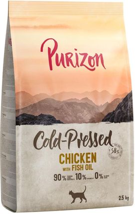 Purizon Coldpressed Kurczak Z Olejem Rybim Tłoczona Na Zimno 2x2,5kg