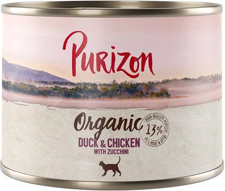 Purizon Organic Kaczka I Kurczak Z Cukinią 24x200g