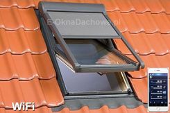 Zdjęcie Markiza zewnętrzna FAKRO AMZ WiFi 11 114x140 - Krzeszowice