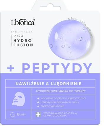 L'BIOTICA PHF + PEPTYDY Nawilżenie & Ujędrnienie Hydrożelowa Maska do twarzy 