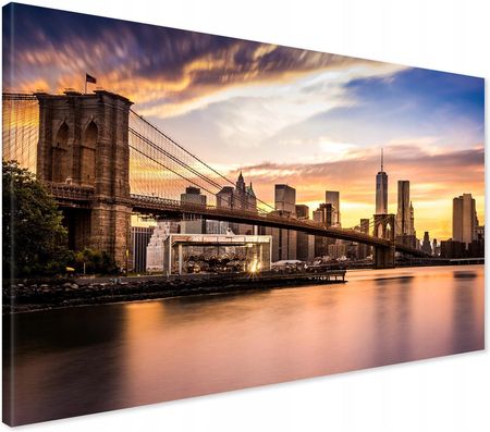 Printedwall Obraz Na Płótnie Most Nowy Jork Manhattan 70X50