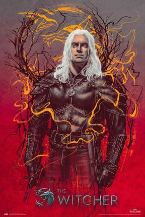 Grupoerik Wiedźmin Geralt Z Rivii Plakat Ścienny 61X91,5 Cm