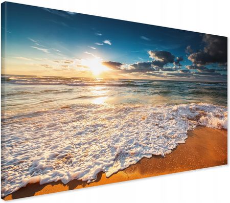 Printedwall Obraz Na Płótnie Zachód Słońca Morze 120X80