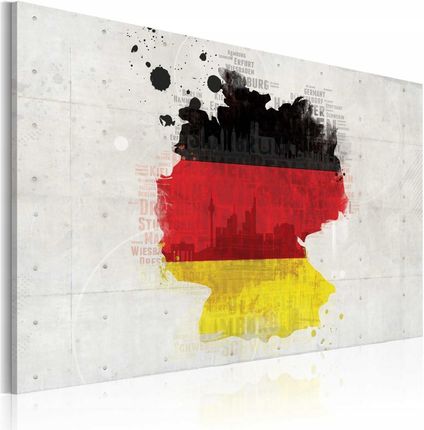 Deconest Obraz Mapa Niemiec 120X80