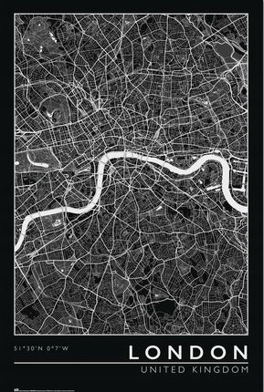 Grupoerik Londyn Mapa Miasta Plakat