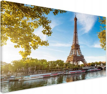 Printedwall Obraz Na Płótnie Paryż Wieża Eiffla 120X80