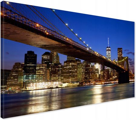 Printedwall Obraz Na Płótnie Most Nowy Jork Manhattan 120X80