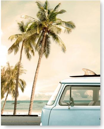 Kmbpress Palmy Plaża Morze Plakat Obraz 40X50 Cm #131