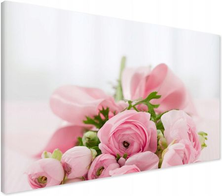 Printedwall Obraz Na Płótnie Róże Bukiet Kwiaty 100X70
