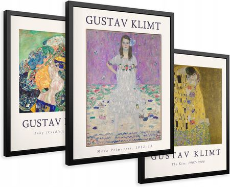 Printedwall Obrazy W Ramie Gustav Klimt Reprodukcje 43X99