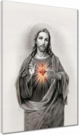 Zesmakiem Obrazy 40X60 Jezus Chrystus Król Serce