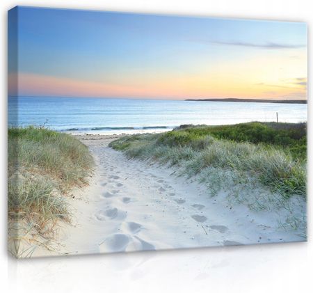 Wallarena Obraz Na Płótnie Plaża Morze Natura Widok 120X80