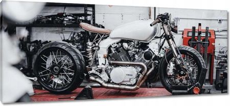 Zesmakiem Obrazy 100X40 Yamaha Motocykl Garaż