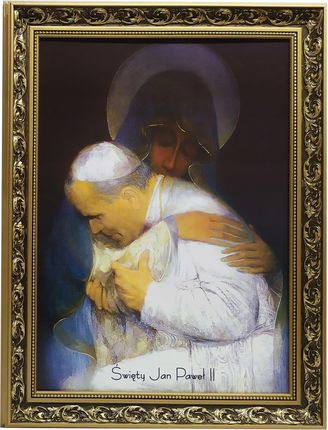 Vinci Obraz Św. Papieża Jana Pawła Ii Stylowa Rama 62X82