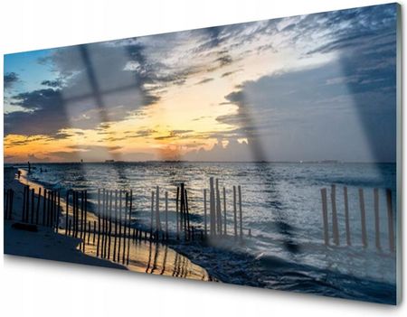 Coloray Obraz Szklany Morze Plaża Krajobraz Foto 100X50