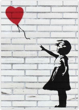 Zesmakiem Plakaty 50X70 Banksy Dziewczynka Balon