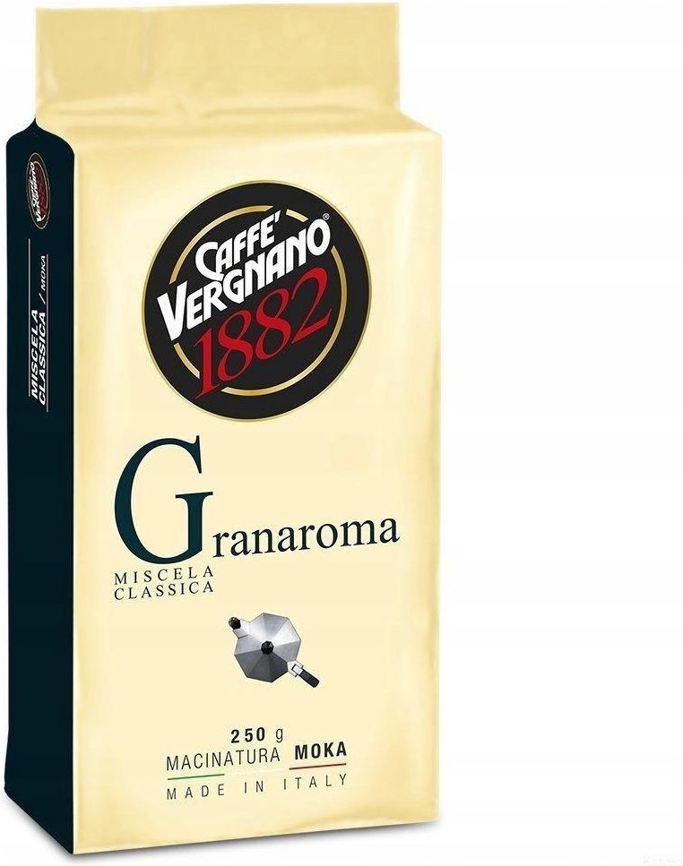 Caffè Vergnano 1882 Granaroma Miscela Classica Macinatura Moka 4 x 250 g