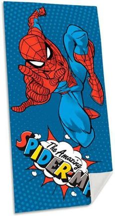 Kids Euroswan Ręcznik Plażowy 70X140cm 100% Bawełna Spiderman Spm-D37A
