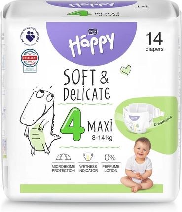 Pieluszki Bella Baby Happy 4 Maxi 8-14 kg 14 szt. 