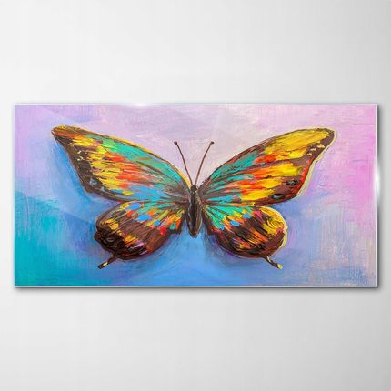 Coloray Obraz Na Szkle Dekor Motyl Owad Skrzydła 100X50