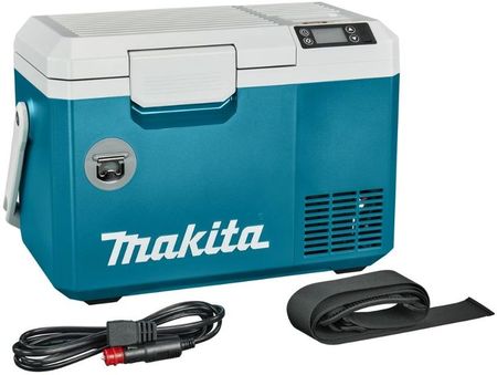 Makita CW003GZ sieciowo-akumulatorowy chłodziarko-ogrzewacz 7 litrów 18V/40V LXT/XGT/AC bez akumulatorów i ładowarki w kartonie