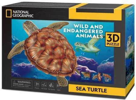 Dante Puzzle 3D Żółw Morski Ds1080H Cubic Fun