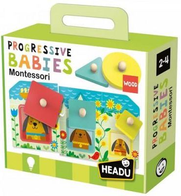 Headu Montessori Dopasuj Różne Kształty 2-4 53641