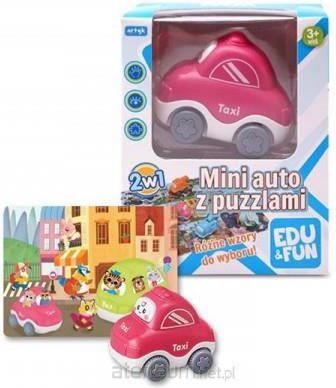 Artyk Mini Auto Z Puzzlami Taxi Edu&Fun