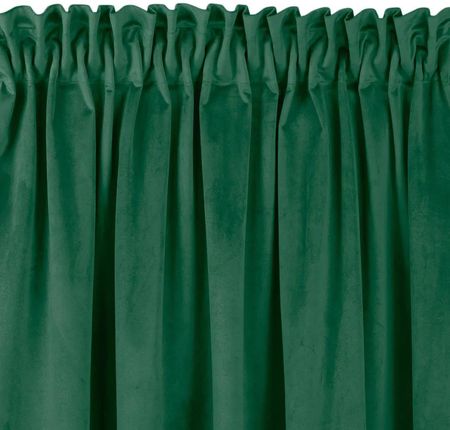 Homede Zasłona Vila Velvetowa Na Taśmie Smok 265X270 Butelkowa Zieleń Wzór 5