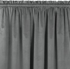 Homede Zasłona Vila Velvetowa Z Tunelem 530X225 Grafitowa Wzór 2