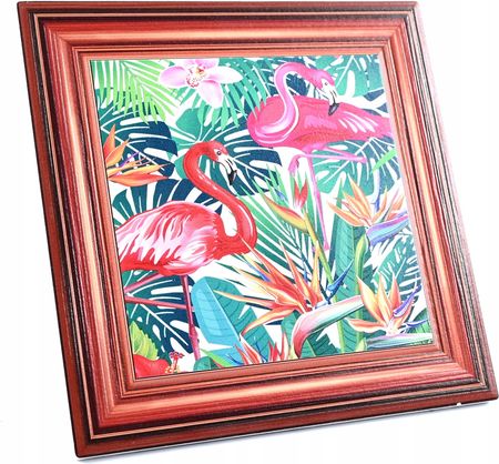 Midex Flamingi Obraz W Ramce Dekoracja Obrazek
