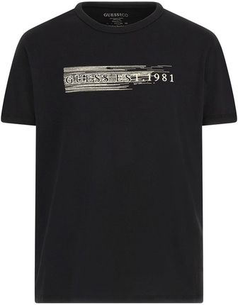 Męska Koszulka z krótkim rękawem Guess SS CN Shaded Logo Tee M3Yi89K8Fq4-Jblk – Czarny