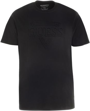 Męska Koszulka z krótkim rękawem Guess SS Bsc Embossed Guess Tee M3Yi92K9Rm1-Jblk – Czarny