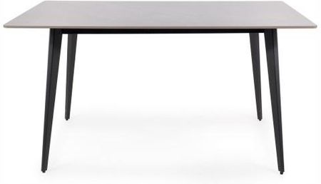 Stół Ivy Szary/ Czarny Stelaż 140x80