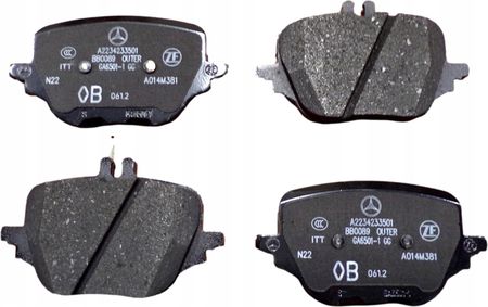 Mercedes Glc W206 W223 Klocki Hamulcowe Przod